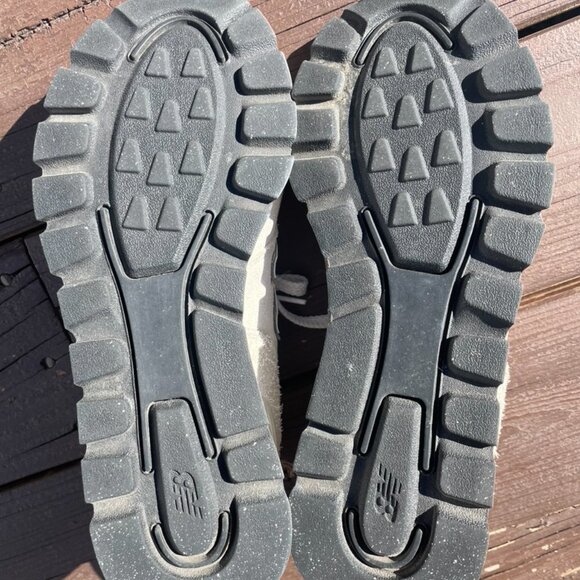 Men's Size 9.5 New Balance 574 Rugged White Brown - Picture 4 of 7